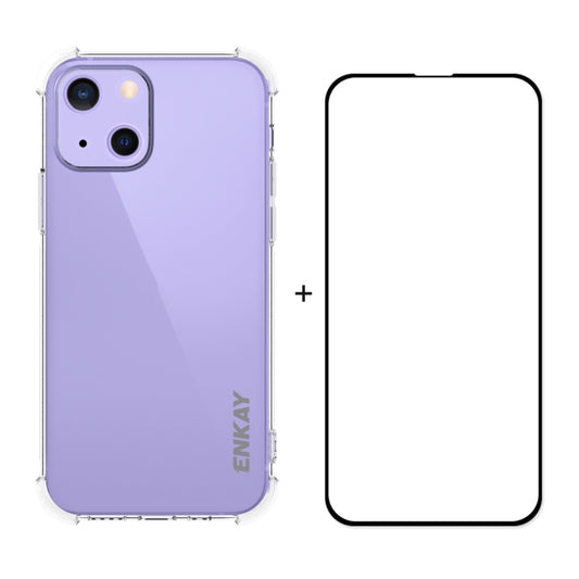 Hat-Prince ENKAY Coque souple antichoc en TPU transparent pour iPhone 13 mini, iPhone 13, iPhone 13 Pro, iPhone 13 Pro Max
