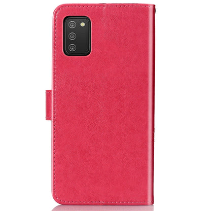Four-leaf Clasp Embossed Buckle Mobile Phone Protection Leather Case with Lanyard & Card Slot & Wallet & Bracket Function, For Samsung Galaxy A03s 164mm, For Samsung Galaxy A82 5G, For Samsung Galaxy M32, For UMIDIGI A9, For TCL 20 S, For Nokia 1.4    ...