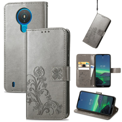 Four-leaf Clasp Embossed Buckle Mobile Phone Protection Leather Case with Lanyard & Card Slot & Wallet & Bracket Function, For Samsung Galaxy A03s 164mm, For Samsung Galaxy  A22 4G, For Samsung Galaxy A82 5G, For Samsung Galaxy Z Fold3                 ...