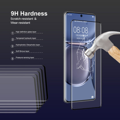 5 PCS ENKAY Hat-Prince 3D Curved Explosion-proof Full Coverage Film Heat Bending Tempered Glass Protector, For Huawei P50 Pro(5 PCS), For Honor 50 Pro(5 PCS), For Honor 50(5 PCS)