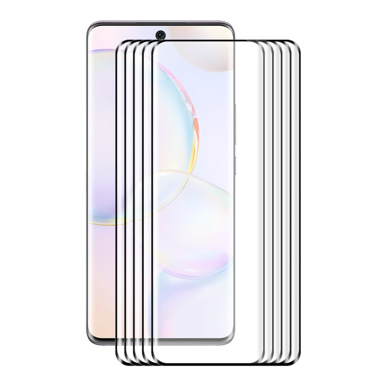 5 PCS ENKAY Hat-Prince 3D Curved Explosion-proof Full Coverage Film Heat Bending Tempered Glass Protector, For Huawei P50 Pro(5 PCS), For Honor 50 Pro(5 PCS), For Honor 50(5 PCS)