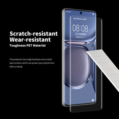 10 PCS ENKAY Hat-Prince 3D Curved Full Coverage PET Hot Bending HD Screen Protector Soft Film Support Fingerprint Unlock, For Huawei P50 Pro, For Honor 50 Pro, For Honor 50