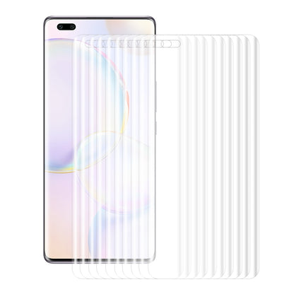 10 PCS ENKAY Hat-Prince 3D Curved Full Coverage PET Hot Bending HD Screen Protector Soft Film Support Fingerprint Unlock, For Huawei P50 Pro, For Honor 50 Pro, For Honor 50