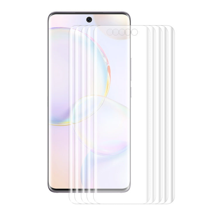 5 PCS ENKAY Hat-Prince 3D Curved Full Coverage PET Hot Bending HD Screen Protector Soft Film Support Fingerprint Unlock, For Huawei P50 Pro, For Honor 50 Pro, For Honor 50