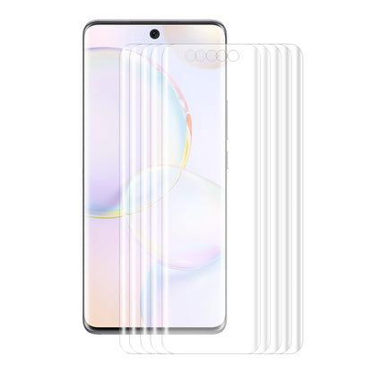5 PCS ENKAY Hat-Prince 3D Curved Full Coverage PET Hot Bending HD Screen Protector Soft Film Support Fingerprint Unlock, For Huawei P50 Pro, For Honor 50 Pro, For Honor 50