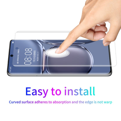 2 PCS ENKAY Hat-Prince 3D Curved Full Coverage PET Hot Bending HD Screen Protector Soft Film Support Fingerprint Unlock, For Huawei P50 Pro, For Honor 50 Pro, For Honor 50