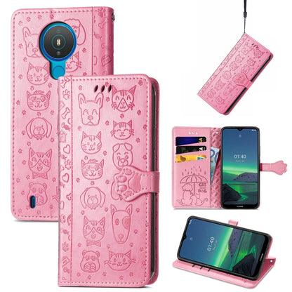 Cute Cat and Dog Embossed Horizontal Flip Leather Case with Holder & Card Slots & Wallet & Lanyard, For Gaxlay M32, For Galaxy  A82 5G, For Galaxy A22 4G, For Samsung Gaxlay M32, For Galaxy A12, For Samsung Galaxy  A82 5G, For Samsung Galaxy A03s 164mm...