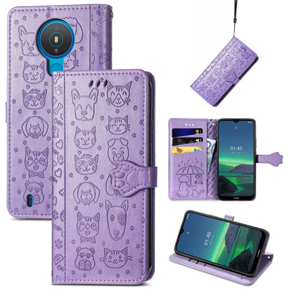 Cute Cat and Dog Embossed Horizontal Flip Leather Case with Holder & Card Slots & Wallet & Lanyard, For Gaxlay M32, For Galaxy  A82 5G, For Galaxy A22 4G, For Samsung Gaxlay M32, For Galaxy A12, For Samsung Galaxy  A82 5G, For Samsung Galaxy A03s 164mm...