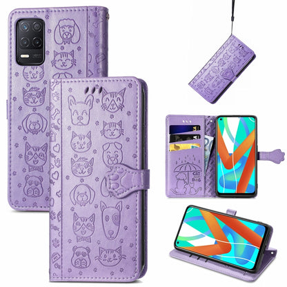 Cute Cat and Dog Embossed Horizontal Flip Leather Case with Holder & Card Slots & Wallet & Lanyard, For Gaxlay M32, For Galaxy  A82 5G, For Galaxy A22 4G, For Samsung Gaxlay M32, For Galaxy A12, For Samsung Galaxy  A82 5G, For Samsung Galaxy A03s 164mm...
