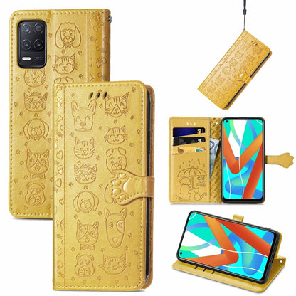 Cute Cat and Dog Embossed Horizontal Flip Leather Case with Holder & Card Slots & Wallet & Lanyard, For Gaxlay M32, For Galaxy  A82 5G, For Galaxy A22 4G, For Samsung Gaxlay M32, For Galaxy A12, For Samsung Galaxy  A82 5G, For Samsung Galaxy A03s 164mm...