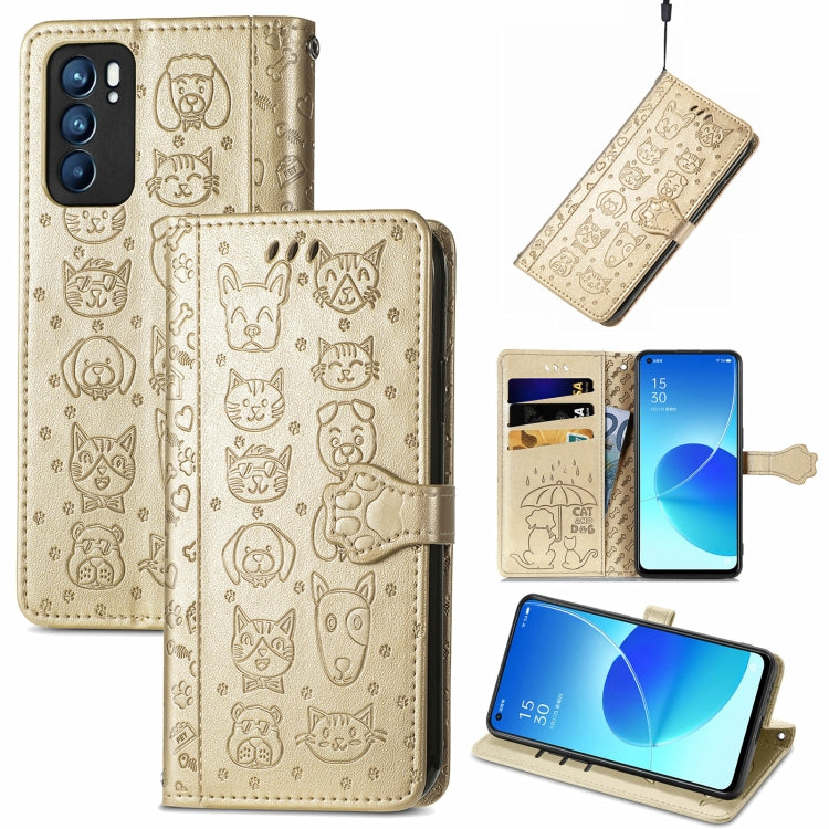 Cute Cat and Dog Embossed Horizontal Flip Leather Case with Holder & Card Slots & Wallet & Lanyard, For Gaxlay M32, For Galaxy  A82 5G, For Galaxy A22 4G, For Samsung Gaxlay M32, For Galaxy A12, For Samsung Galaxy  A82 5G, For Samsung Galaxy A03s 164mm...