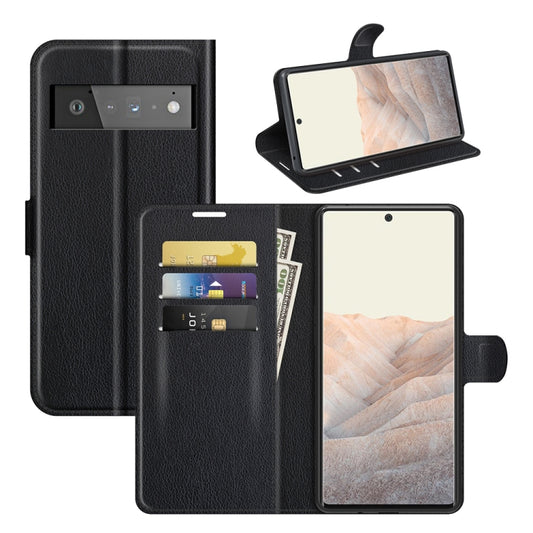 For Google Pixel 6 Pro Litchi Texture Horizontal Flip Protective Case with Holder & Card Slots & Wallet, For Google Pixel 6 Pro