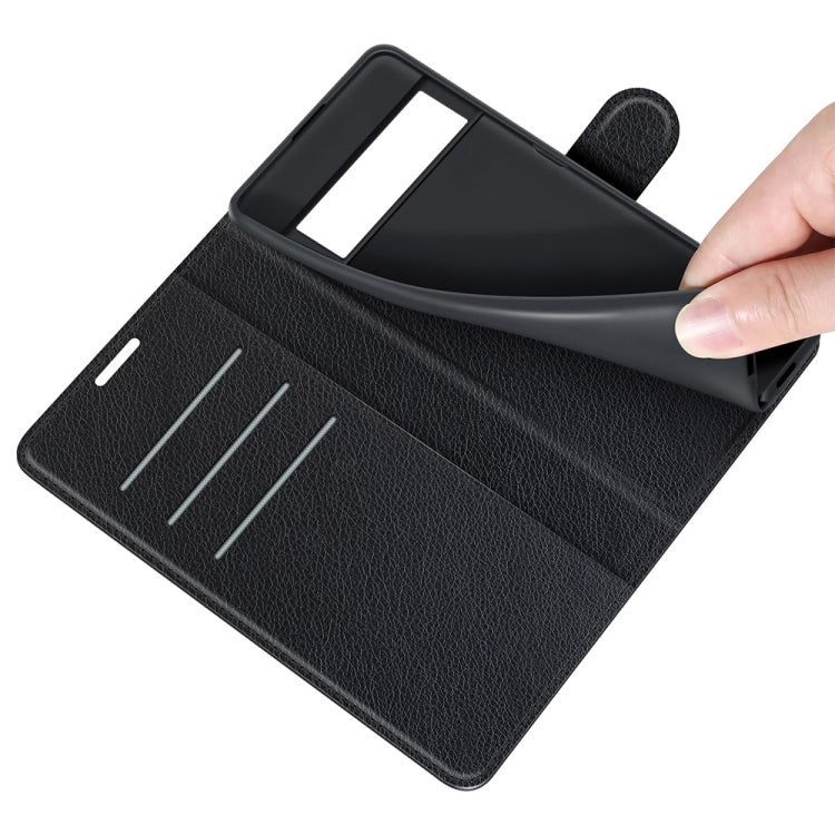 For Google Pixel 6 Pro Litchi Texture Horizontal Flip Protective Case with Holder & Card Slots & Wallet, For Google Pixel 6 Pro