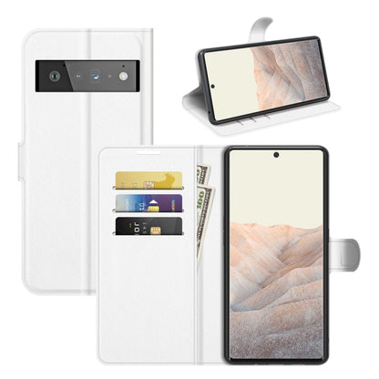 For Google Pixel 6 Pro Litchi Texture Horizontal Flip Protective Case with Holder & Card Slots & Wallet, For Google Pixel 6 Pro