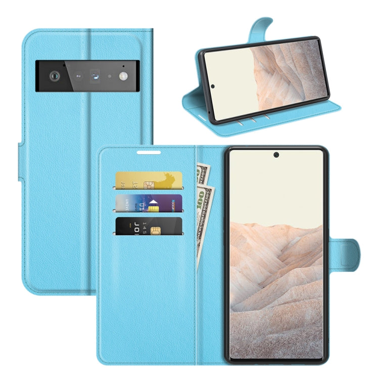 For Google Pixel 6 Pro Litchi Texture Horizontal Flip Protective Case with Holder & Card Slots & Wallet, For Google Pixel 6 Pro