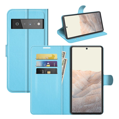 For Google Pixel 6 Pro Litchi Texture Horizontal Flip Protective Case with Holder & Card Slots & Wallet, For Google Pixel 6 Pro