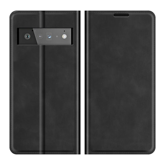 For Google Pixel 6 Pro Retro-skin Business Magnetic Suction Leather Case with Holder & Card Slots & Wallet, For Google Pixel 6 Pro