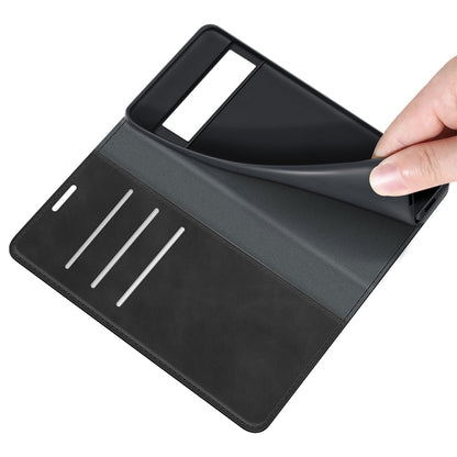 For Google Pixel 6 Pro Retro-skin Business Magnetic Suction Leather Case with Holder & Card Slots & Wallet, For Google Pixel 6 Pro
