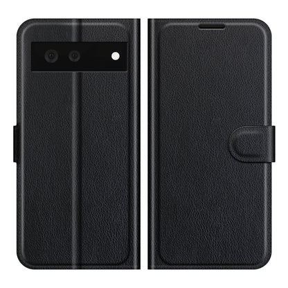 For Google Pixel 6 Litchi Texture Horizontal Flip Protective Case with Holder & Card Slots & Wallet, For Google Pixel 6