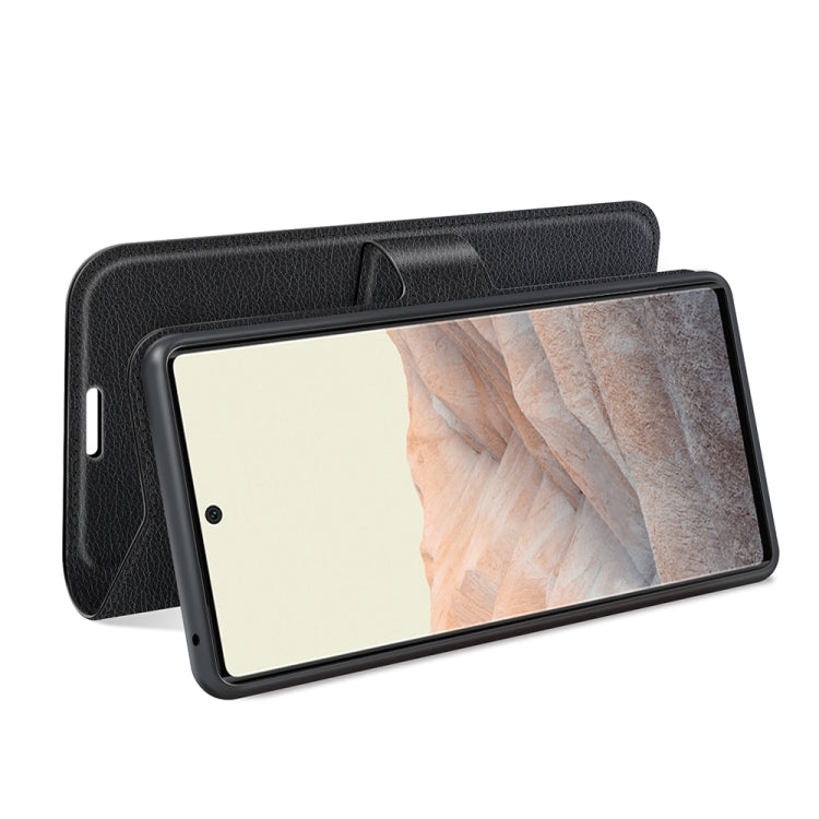 For Google Pixel 6 Litchi Texture Horizontal Flip Protective Case with Holder & Card Slots & Wallet, For Google Pixel 6
