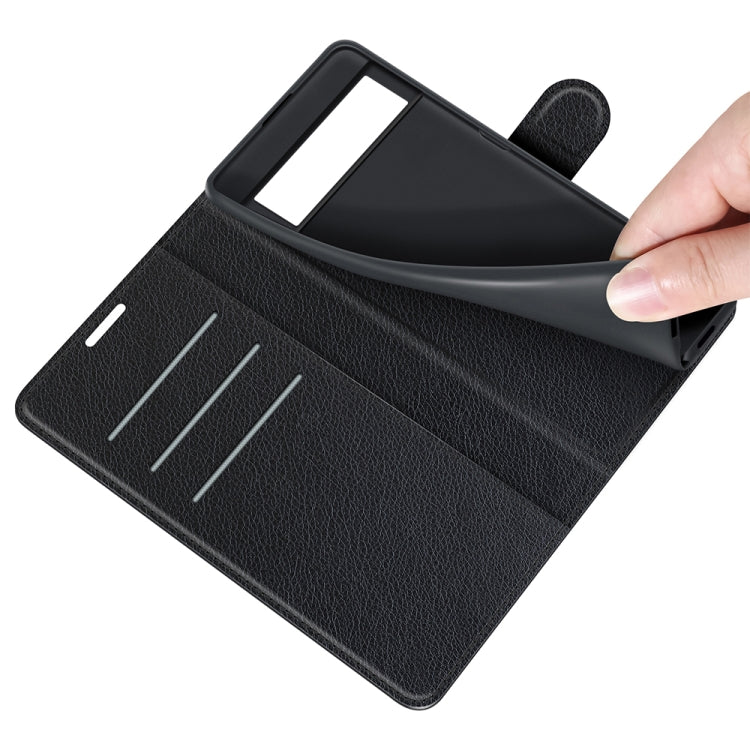 For Google Pixel 6 Litchi Texture Horizontal Flip Protective Case with Holder & Card Slots & Wallet, For Google Pixel 6