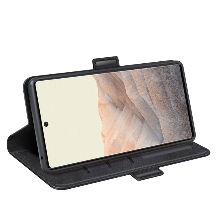 For Google Pixel 6 Dual-side Magnetic Buckle Horizontal Flip Leather Case with Holder & Card Slots & Wallet