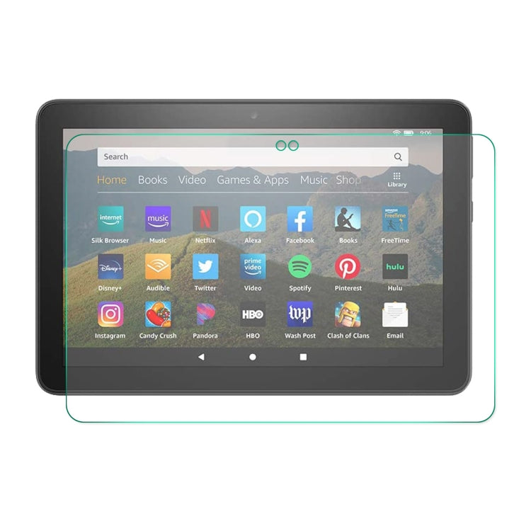 For Amazon Fire HD 8 / HD 8 Plus 2020 ENKAY Hat-Prince 0.33mm Explosion-proof Tempered Glass Protector Anti-Scratch Film, 1 PCS, 2 PCS