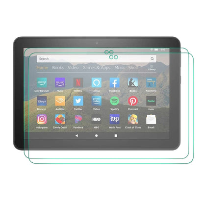 For Amazon Fire HD 8 / HD 8 Plus 2020 ENKAY Hat-Prince 0.33mm Explosion-proof Tempered Glass Protector Anti-Scratch Film, 1 PCS, 2 PCS