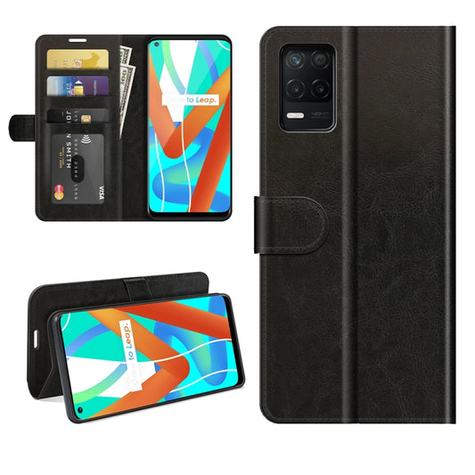 For OPPO Realme V13 5G / Realme 8 5G / Q3i 5G / Q3 5G R64 Texture Single Horizontal Flip Protective Case with Holder & Card Slots & Wallet& Photo Frame