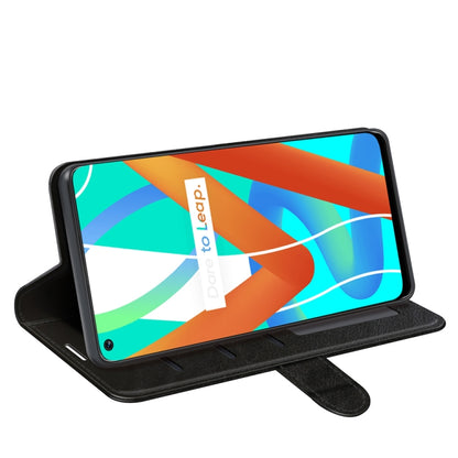 For OPPO Realme V13 5G / Realme 8 5G / Q3i 5G / Q3 5G R64 Texture Single Horizontal Flip Protective Case with Holder & Card Slots & Wallet& Photo Frame