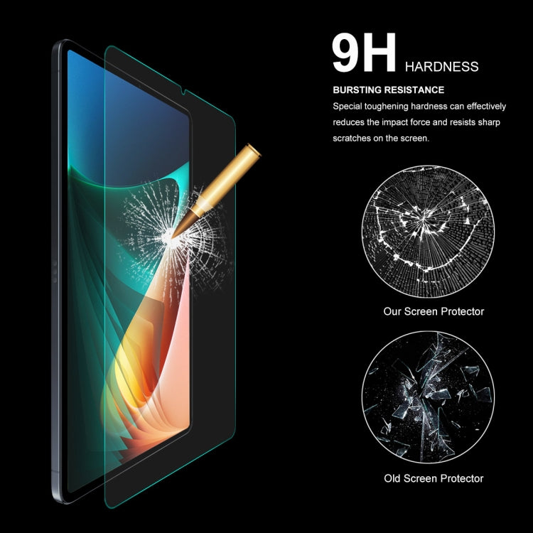 Pour Xiaomi Pad 5 / 5 Pro ENKAY Hat-Prince Film de protection en verre trempé antidéflagrant anti-rayures 0,33 mm, 1 pièce, 2 pièces