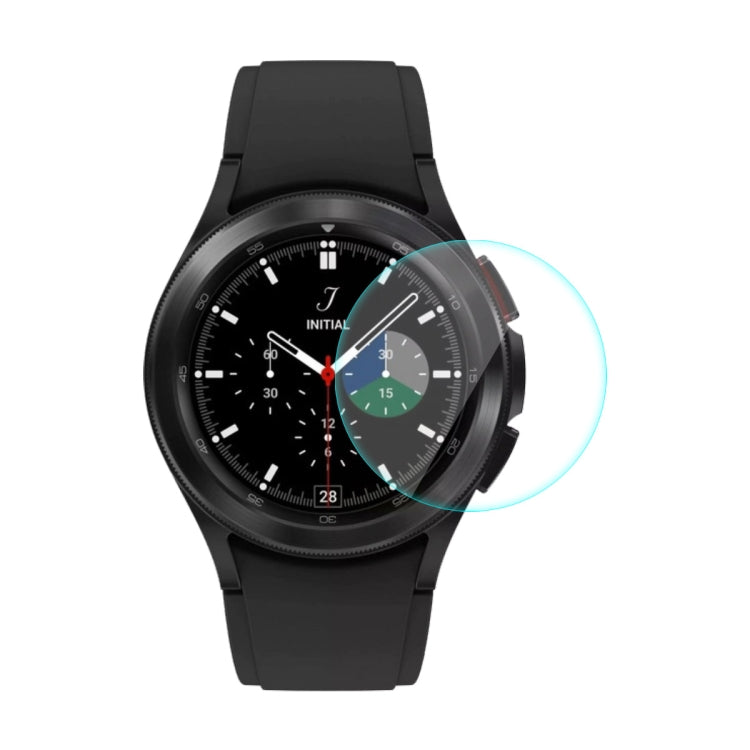 For Samsung Galaxy Watch4 Classic 46mm ENKAY Hat-Prince 0.2mm 9H 2.15D Curved Edge Tempered Glass Screen Protector Watch Film, 1 PCS, 2 PCS, 5 PCS, 10 PCS