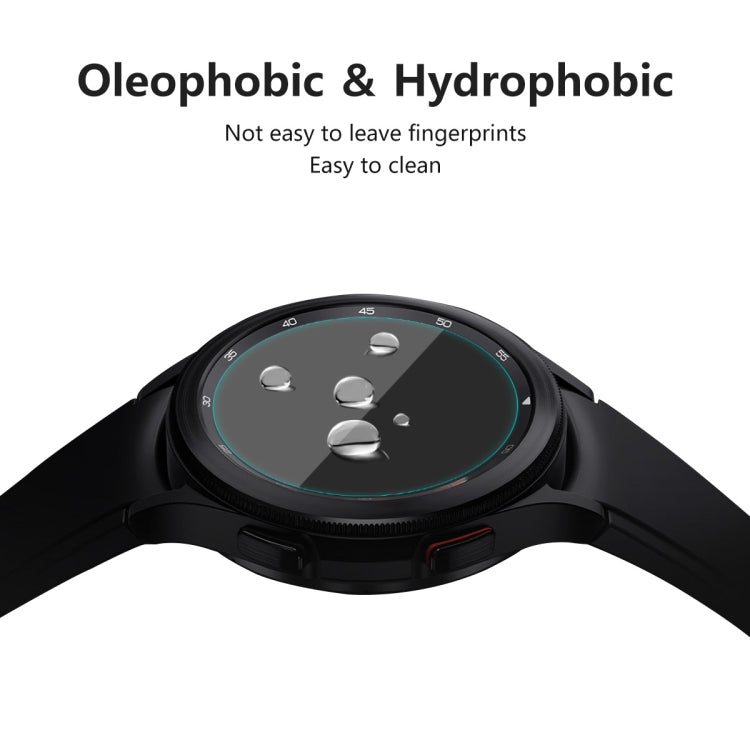 For Samsung Galaxy Watch4 Classic 42mm ENKAY Hat-Prince 0.2mm 9H 2.15D Curved Edge Tempered Glass Screen Protector Watch Film, 1 PCS, 2 PCS, 5 PCS, 10 PCS