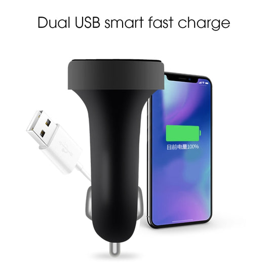 Transmetteur FM mains libres Bluetooth de voiture A9, Récepteur audio sans fil, Lecteur MP3, Double chargeur USB rapide A9