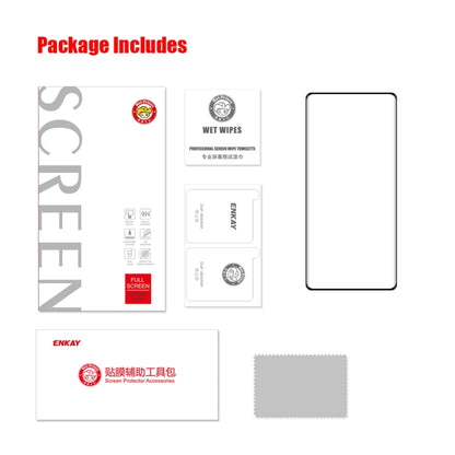 For Xiaomi Mix 4 ENKAY Hat-Prince 3D Curved Explosion-proof Full Coverage Film Heat Bending Tempered Glass Protector, 1 PCS, 2 PCS, 5 PCS
