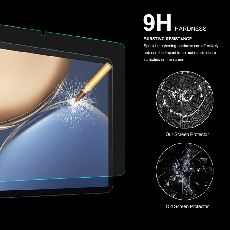 For Honor Tablet V7 Pro ENKAY Hat-Prince 0.33mm Explosion-proof Tempered Glass Protector Anti-Scratch Film, 1 PCS, 2 PCS