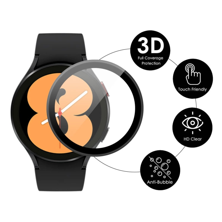 For Samsung Galaxy Watch4 40mm ENKAY Hat-Prince 3D Full Coverage Soft PC Edge + PMMA HD Screen Protector Film, 1 PCS, 2 PCS, 5 PCS, 10 PCS