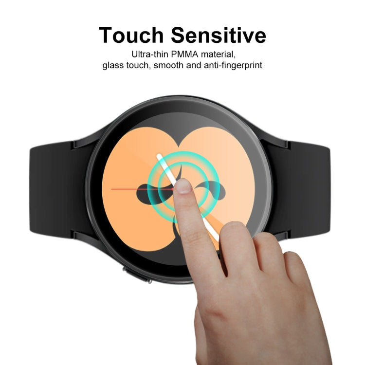 For Samsung Galaxy Watch4 40mm ENKAY Hat-Prince 3D Full Coverage Soft PC Edge + PMMA HD Screen Protector Film, 1 PCS, 2 PCS, 5 PCS, 10 PCS
