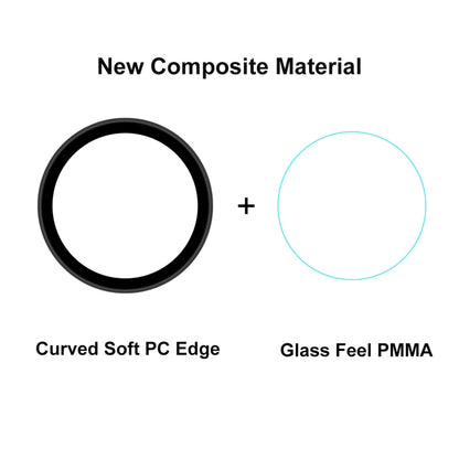 For Samsung Galaxy Watch4 44mm ENKAY Hat-Prince 3D Full Coverage Soft PC Edge + PMMA HD Screen Protector Film, 1 PCS, 2 PCS, 5 PCS, 10 PCS
