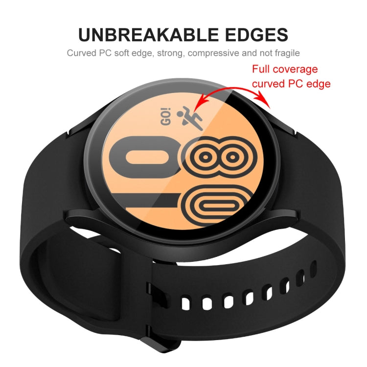 For Samsung Galaxy Watch4 44mm ENKAY Hat-Prince 3D Full Coverage Soft PC Edge + PMMA HD Screen Protector Film, 1 PCS, 2 PCS, 5 PCS, 10 PCS