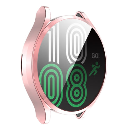 For Samsung Galaxy Watch4 44mm ENKAY Hat-Prince Full Coverage Electroplated Soft TPU Case with Screen Protection