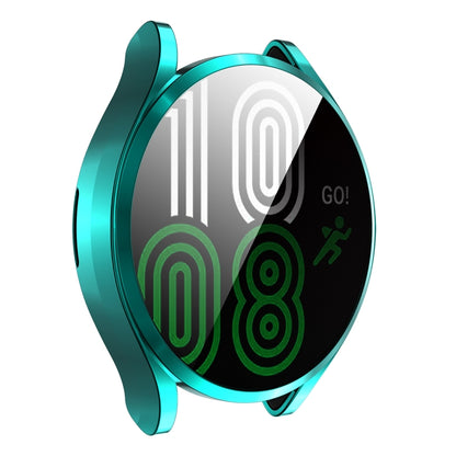 For Samsung Galaxy Watch4 44mm ENKAY Hat-Prince Full Coverage Electroplated Soft TPU Case with Screen Protection