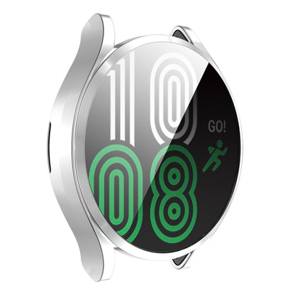 For Samsung Galaxy Watch4 44mm ENKAY Hat-Prince Full Coverage Electroplated Soft TPU Case with Screen Protection