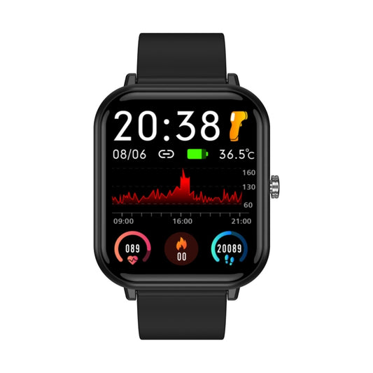 Montre connectée Q9pro avec écran couleur 1,7 pouce, étanche IP68, prise en charge de la surveillance de la température/de la fréquence cardiaque/de la pression artérielle/de l'oxygène sanguin/du sommeil