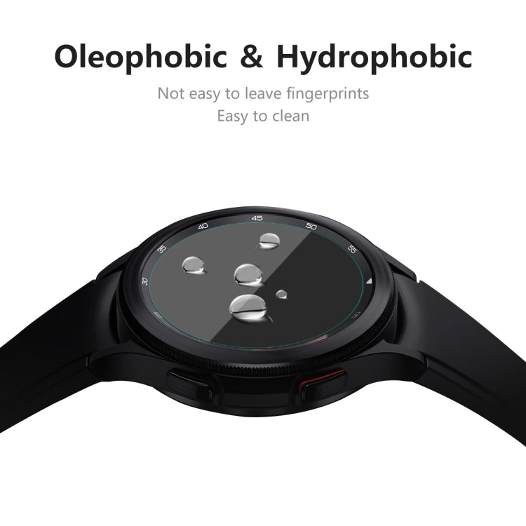 For Samsung Galaxy Watch4 Classic 46mm ENKAY Hat-Prince Crystal Screen Protector Anti-scratch Watch Film, 1 PCS, 2 PCS