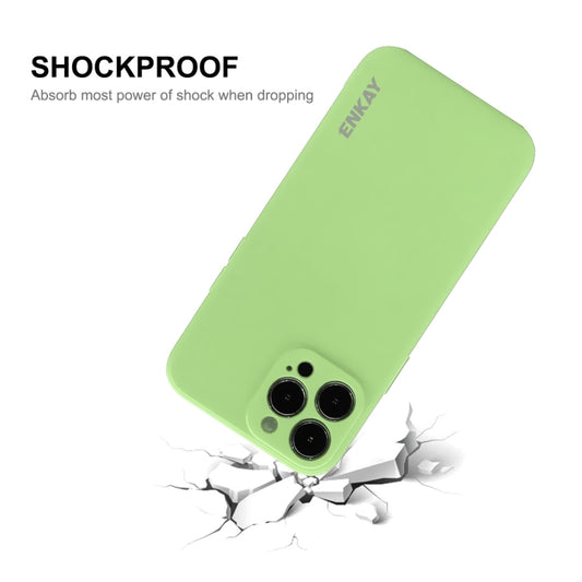 Hat-Prince ENKAY Liquid Silicone Shockproof Protective Case Cover  for iPhone 13, For iPhone 13