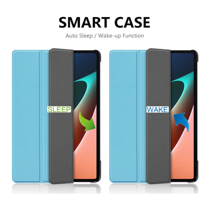 For Xiaomi Mi Pad 5 / 5 Pro ENKAY Custer Texture Horizontal Flip PU+PC Leather Case with Three-folding Holder & Sleep / Wake-up Function, For Xiaomi Mi Pad 5 / 5 Pro
