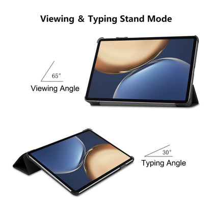 For Honor Tablet V7 Pro ENKAY Custer Texture Horizontal Flip PU+PC Leather Case with Three-folding Holder & Sleep / Wake-up Function, For Honor Tablet V7 Pro