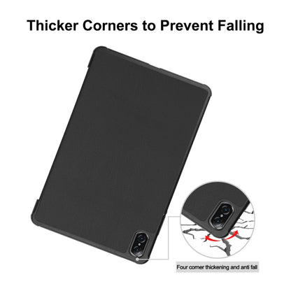 For Honor Tablet V7 Pro ENKAY Custer Texture Horizontal Flip PU+PC Leather Case with Three-folding Holder & Sleep / Wake-up Function, For Honor Tablet V7 Pro