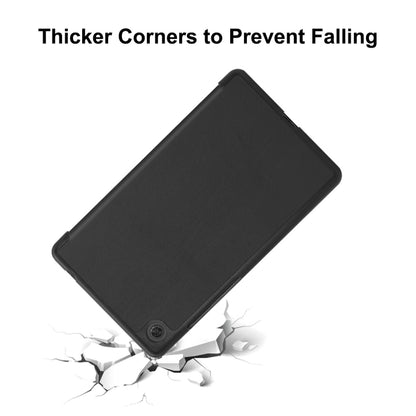 For Lenovo Tab M7 1/2/3 ENKAY Custer Texture Horizontal Flip PU+PC Leather Case with Three-folding Holder, For Lenovo Tab M7 1/2/3